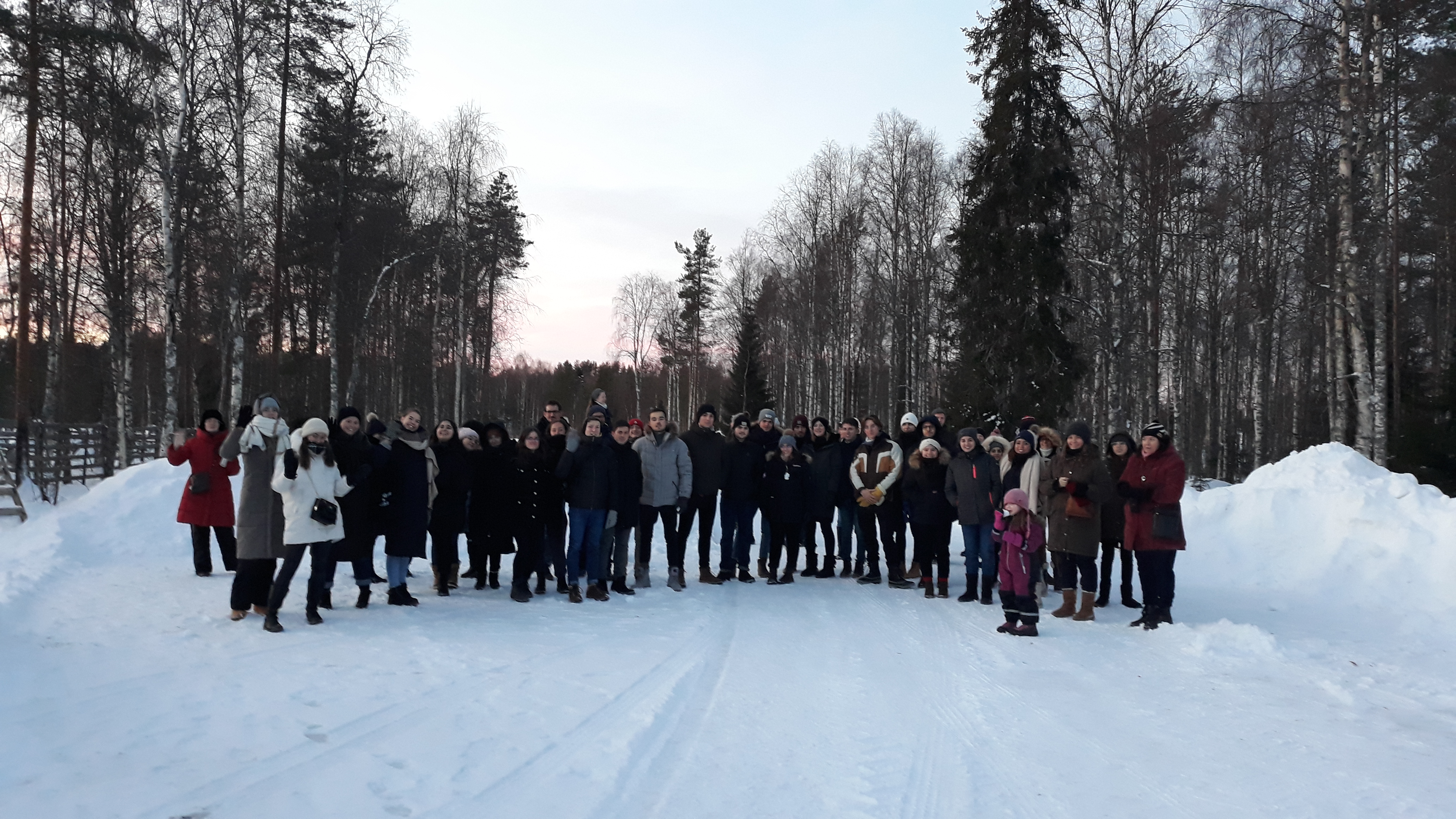 Students in Lapland